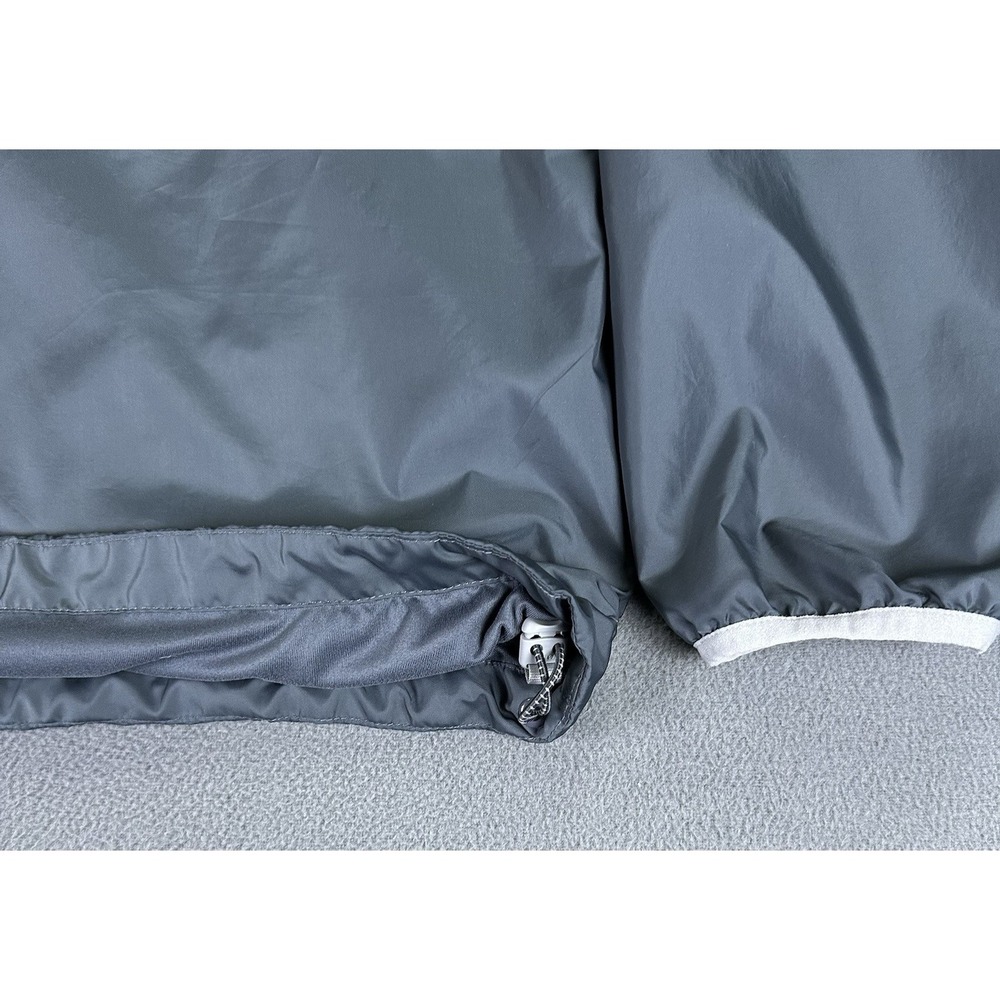 Columbia Jacket Mens Small Grey Red Lightweight Packable Windbreaker Hiking - Picture 7 of 10